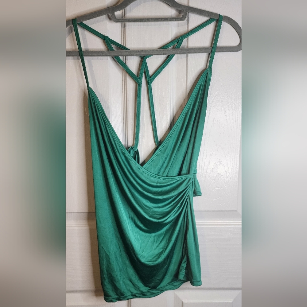 Moda International Green Draped Camisole